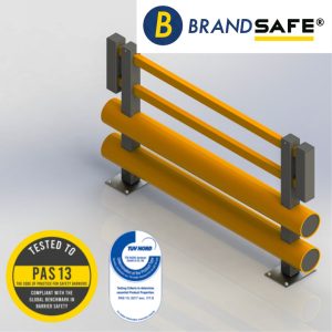 Double Bumper Pedestrian Barrier