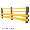 Rack Group Double Bumper Pedestrian Safety And Grey