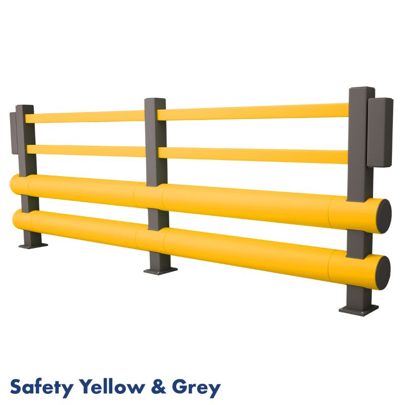 Rack Group Double Bumper Pedestrian Safety And Grey