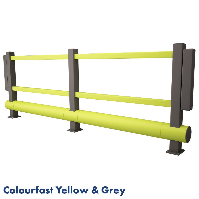 Rack Group Single Bumper Pedestrian Colourfast And Grey