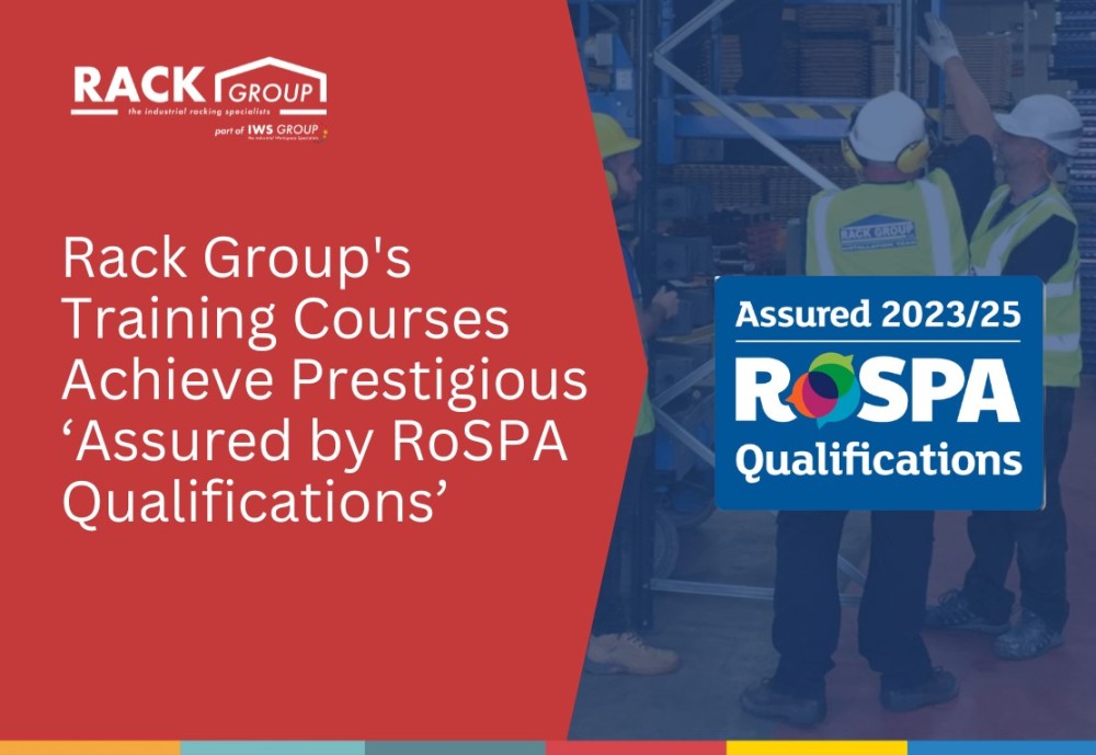 Rack Group Training Courses Achieve Prestigious Assured By RoSPA Qualifications